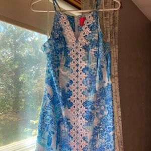 Lilly Pulitzer pearl shift stretch dress size 4